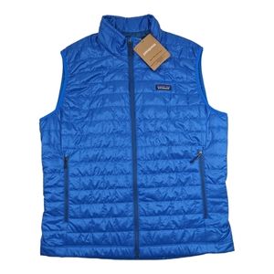 Patagonia Men's Nano Puff Vest Blue XL NWT